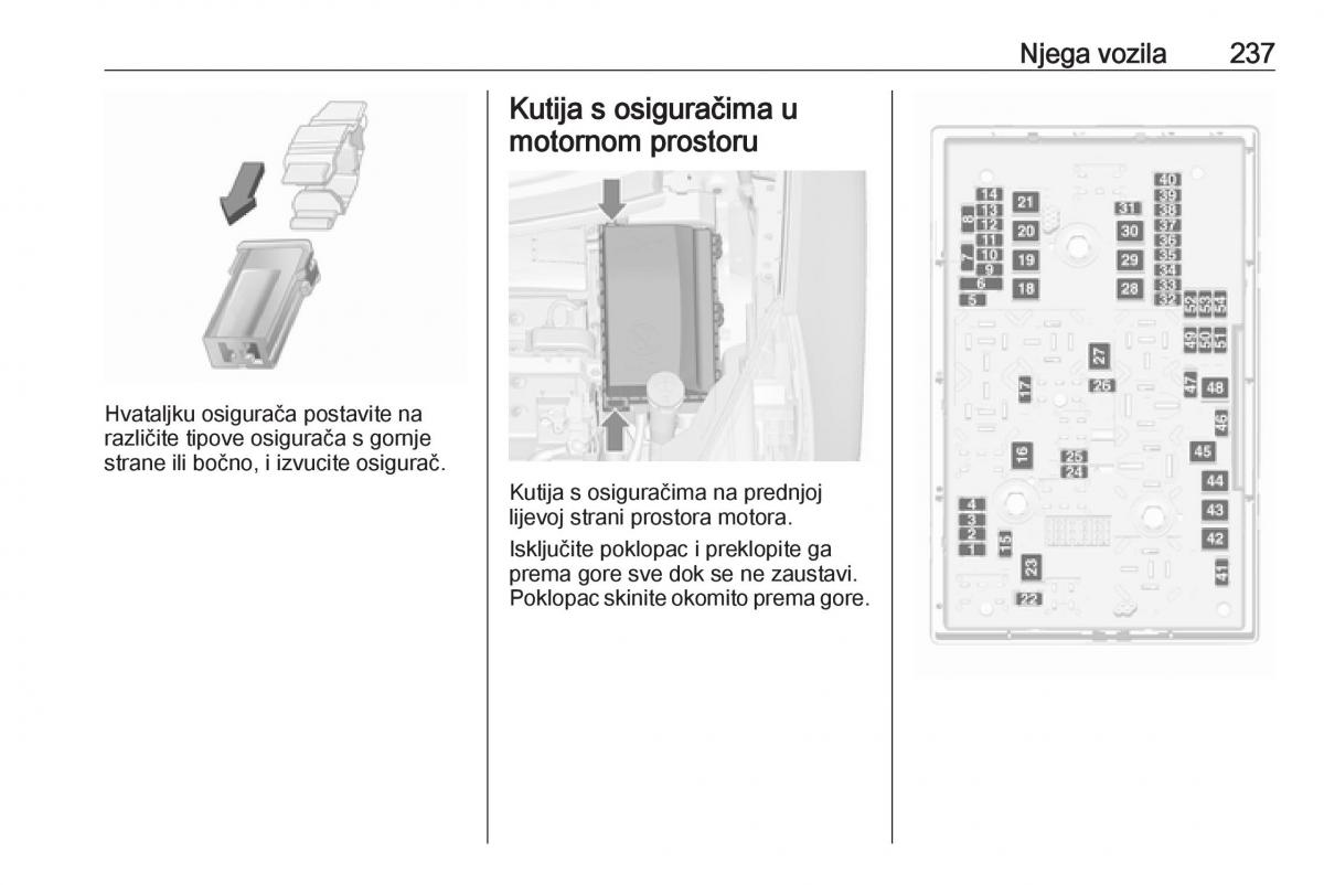 Opel Zafira C FL vlasnicko uputstvo / page 239