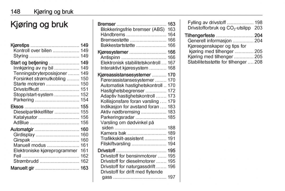 manual  Opel Zafira C FL bruksanvisningen / page 150