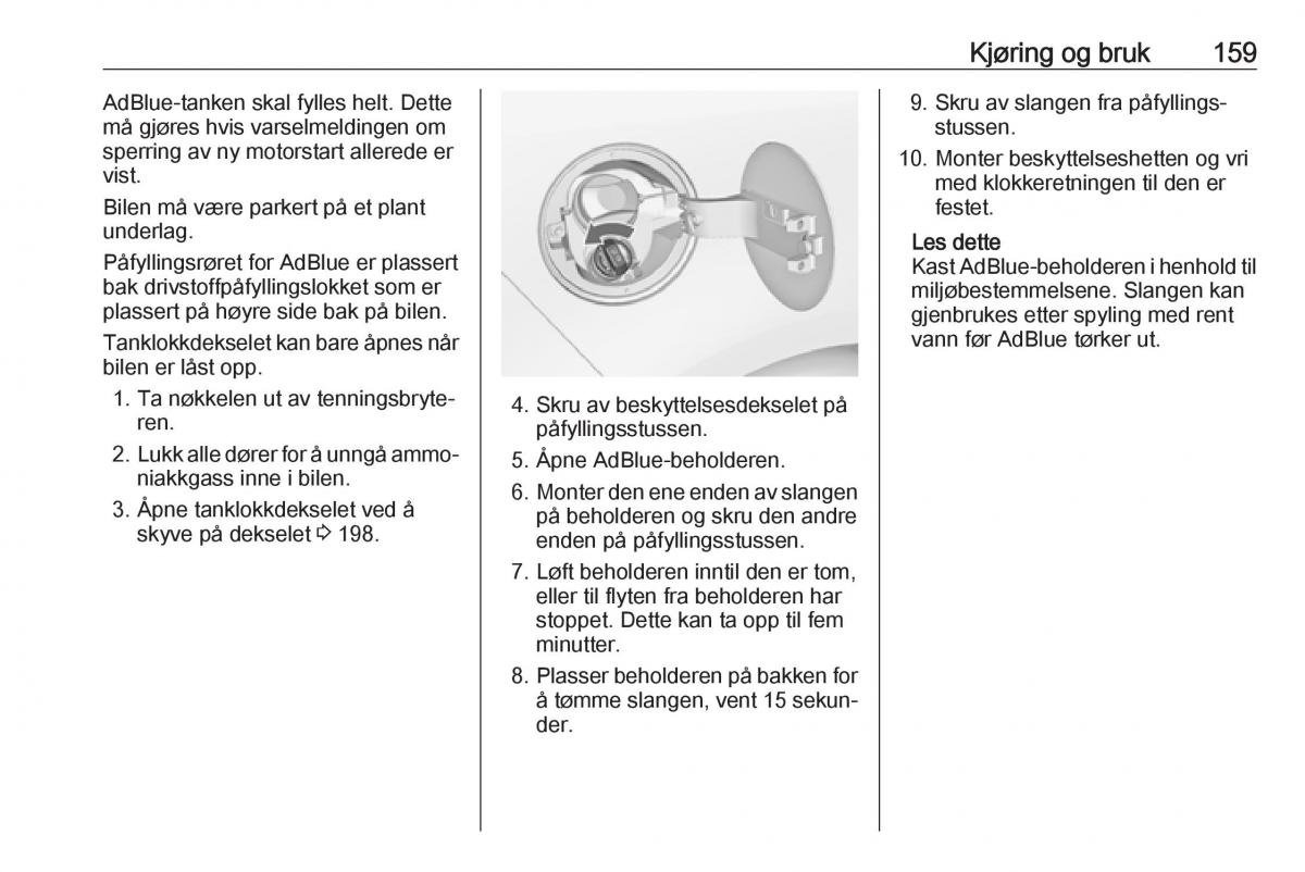 manual  Opel Zafira C FL bruksanvisningen / page 161