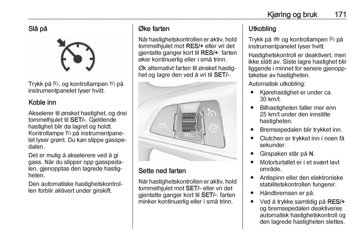 manual  Opel Zafira C FL bruksanvisningen / page 173