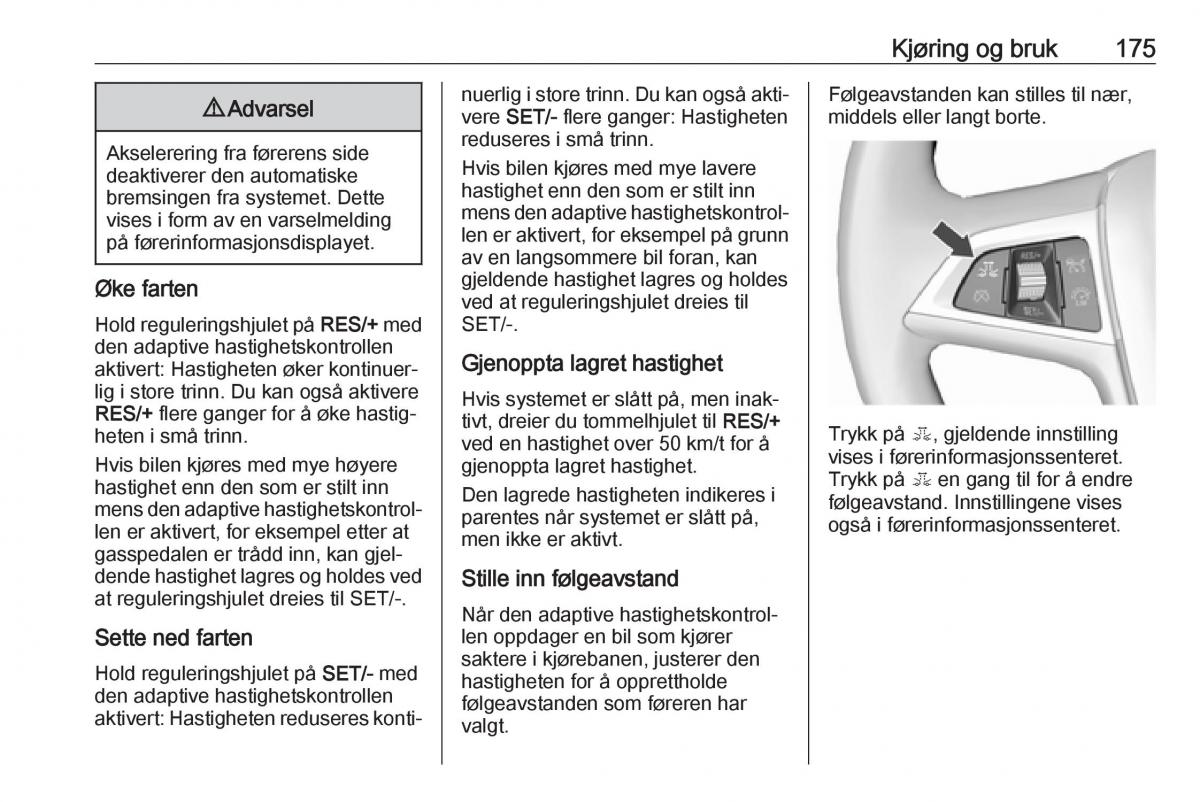 manual  Opel Zafira C FL bruksanvisningen / page 177