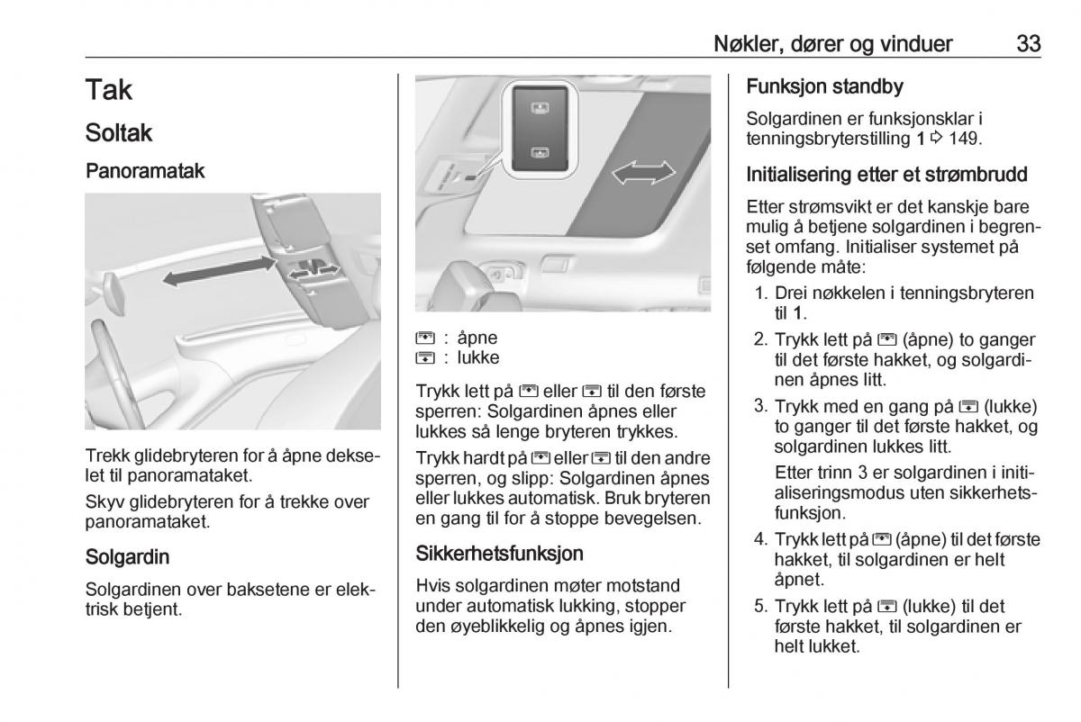 manual  Opel Zafira C FL bruksanvisningen / page 35