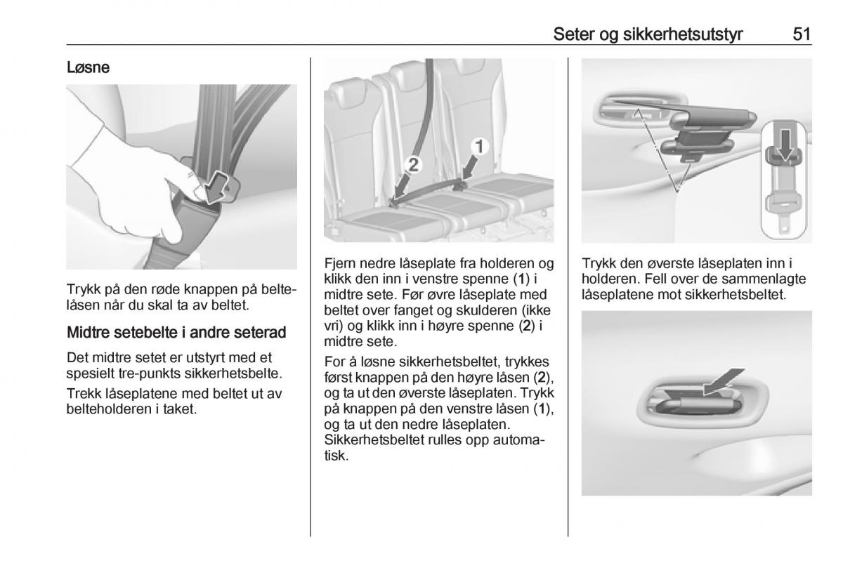 manual  Opel Zafira C FL bruksanvisningen / page 53