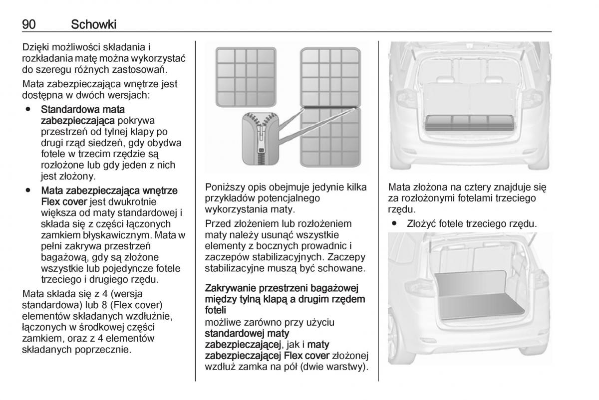 manual  Opel Zafira C FL instrukcja / page 92