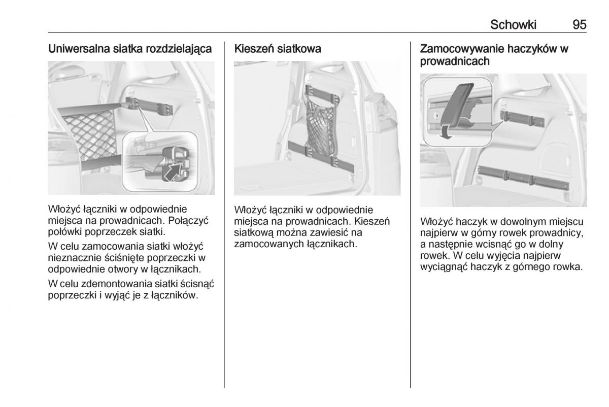 manual  Opel Zafira C FL instrukcja / page 97