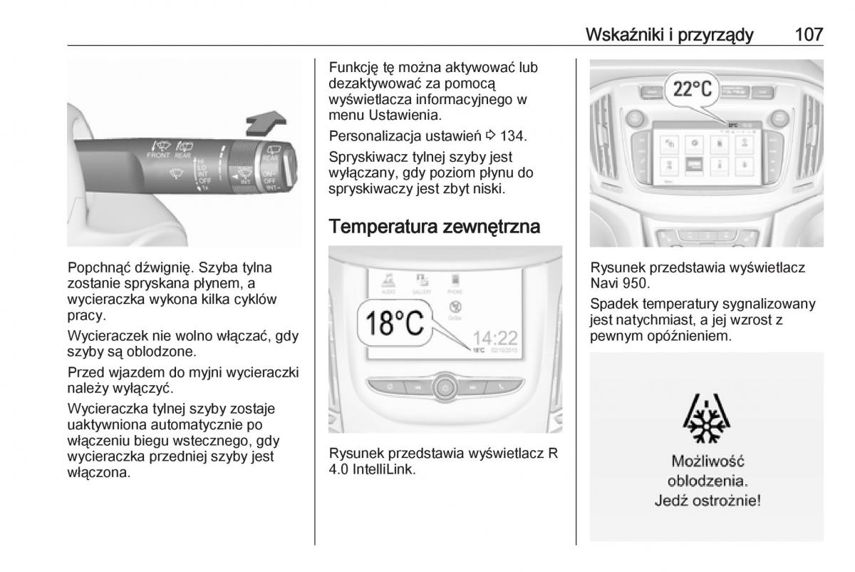 manual  Opel Zafira C FL instrukcja / page 109