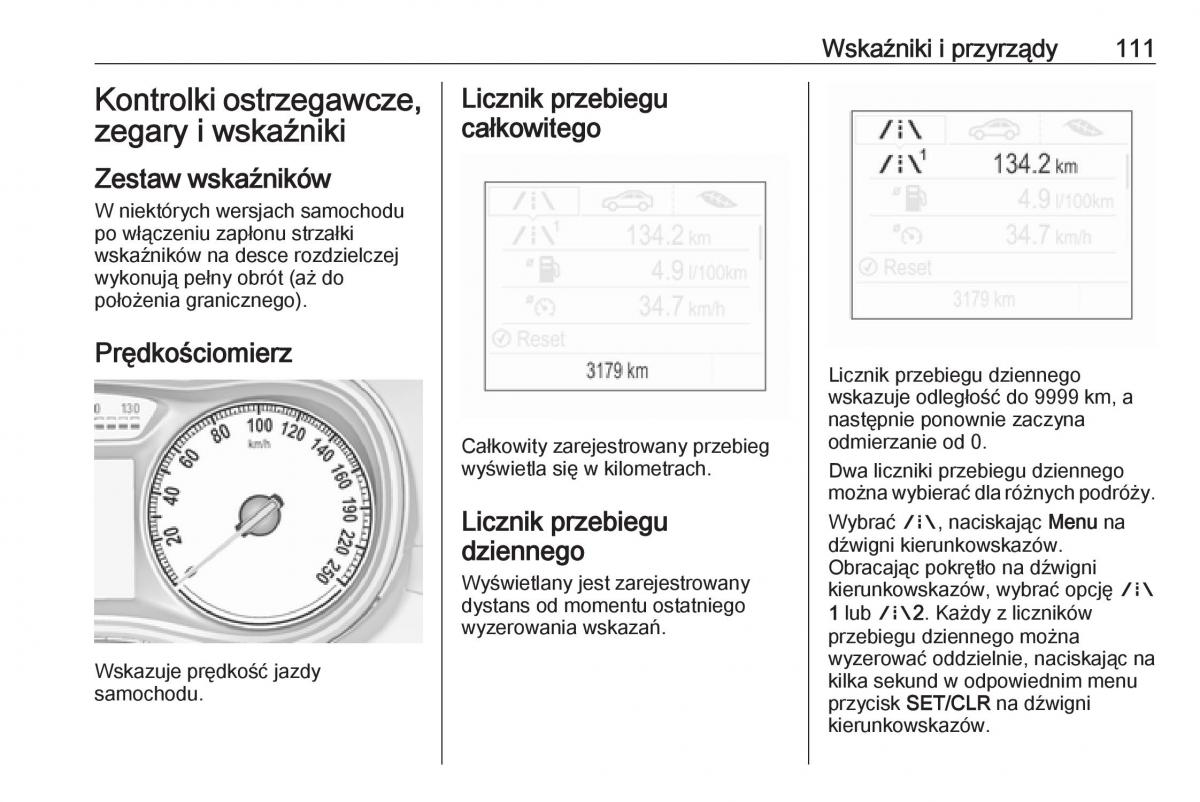 manual  Opel Zafira C FL instrukcja / page 113