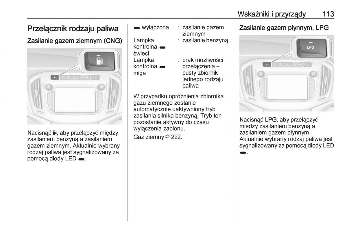 manual  Opel Zafira C FL instrukcja / page 115