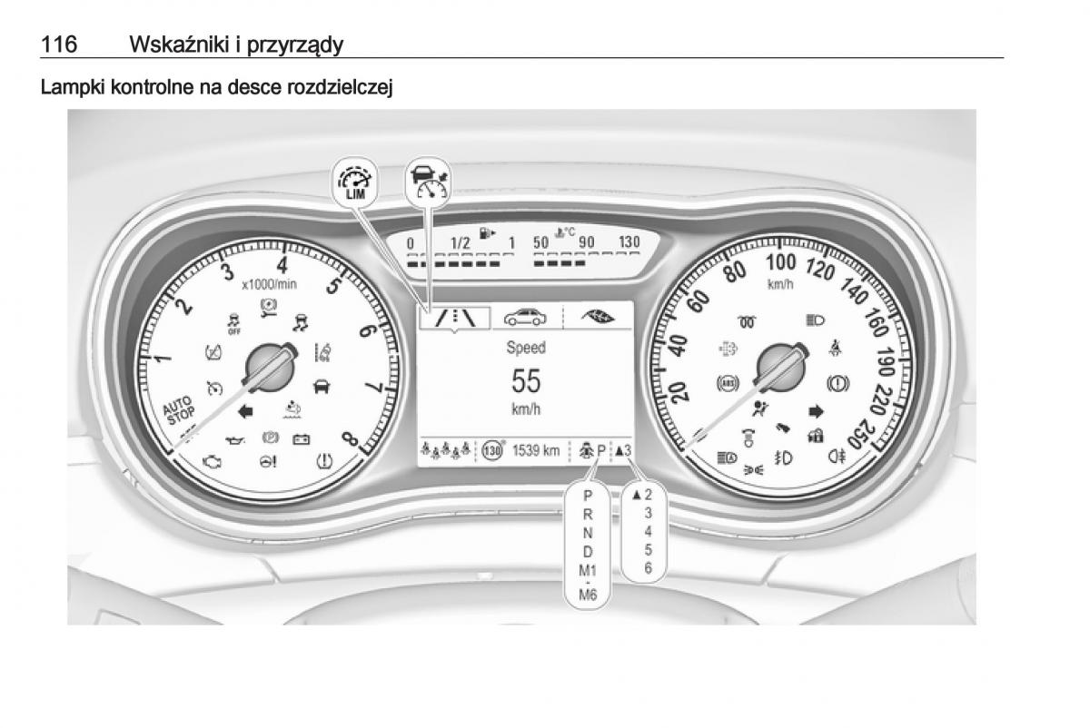 manual  Opel Zafira C FL instrukcja / page 118