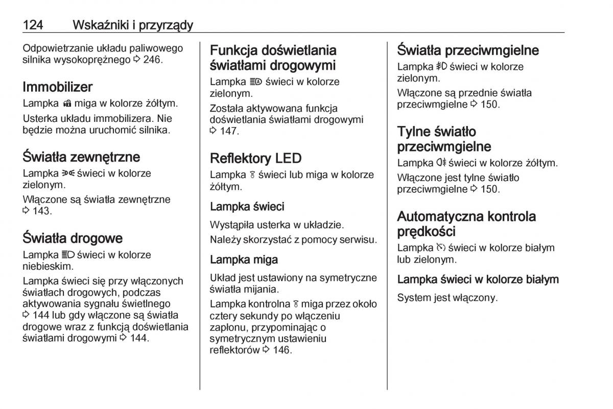 manual  Opel Zafira C FL instrukcja / page 126