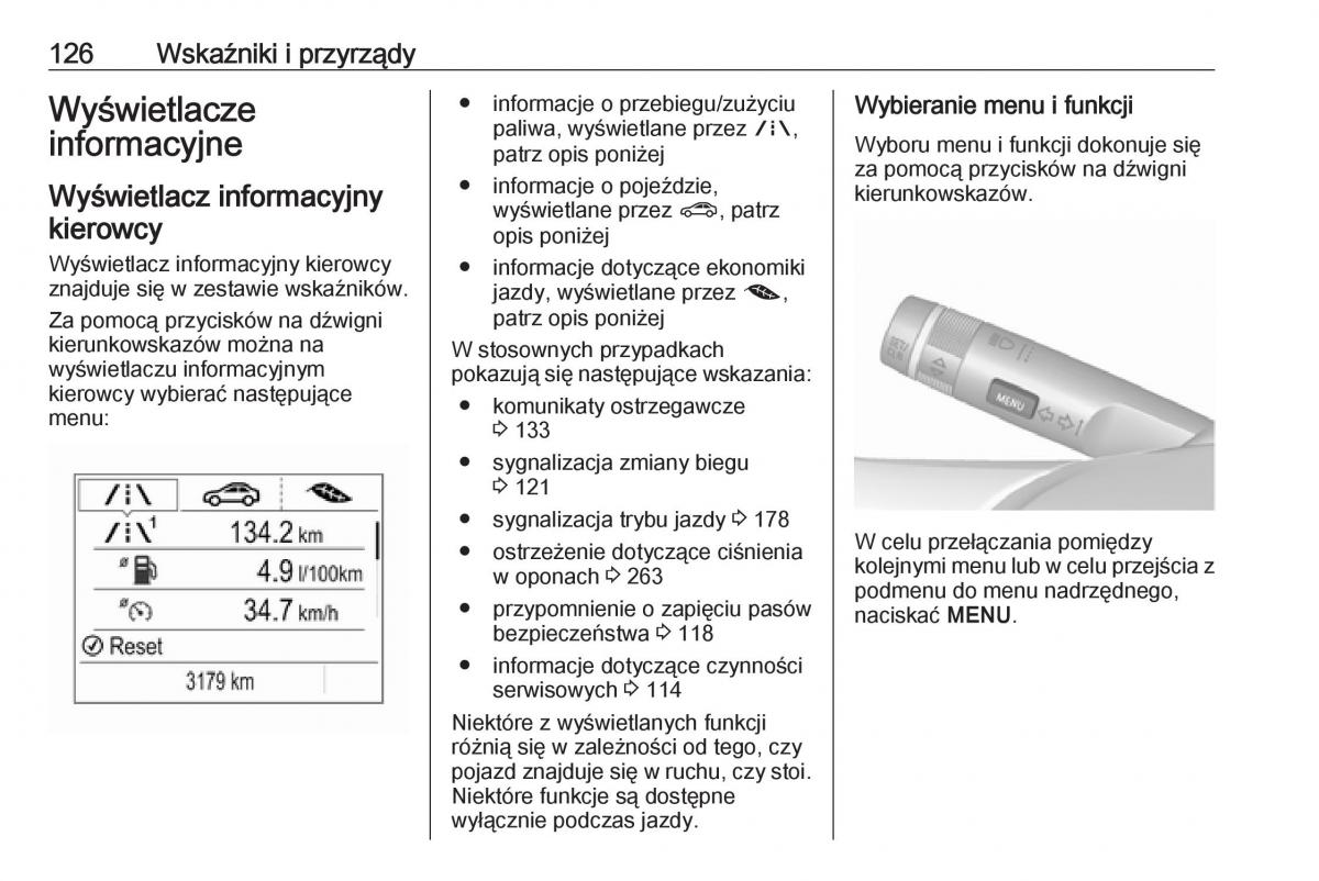 manual  Opel Zafira C FL instrukcja / page 128