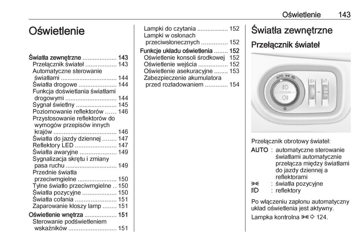 manual  Opel Zafira C FL instrukcja / page 145