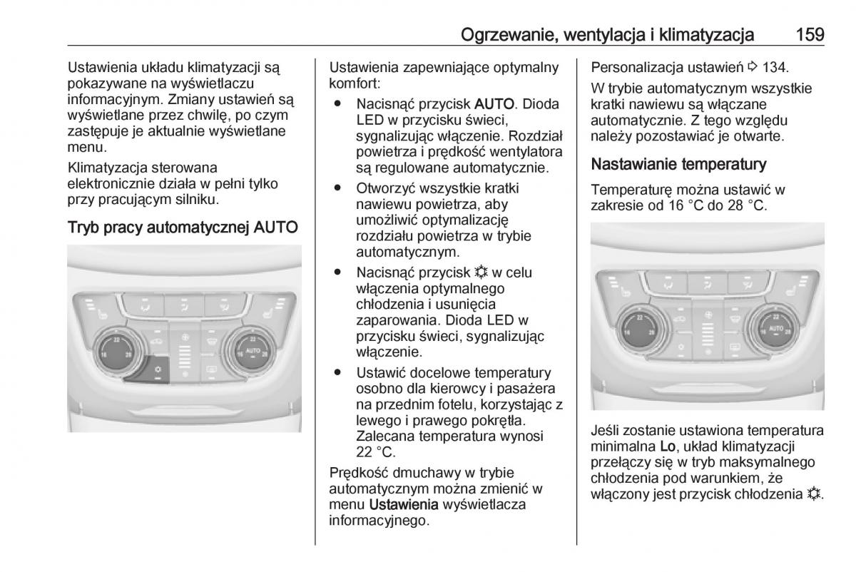 manual  Opel Zafira C FL instrukcja / page 161