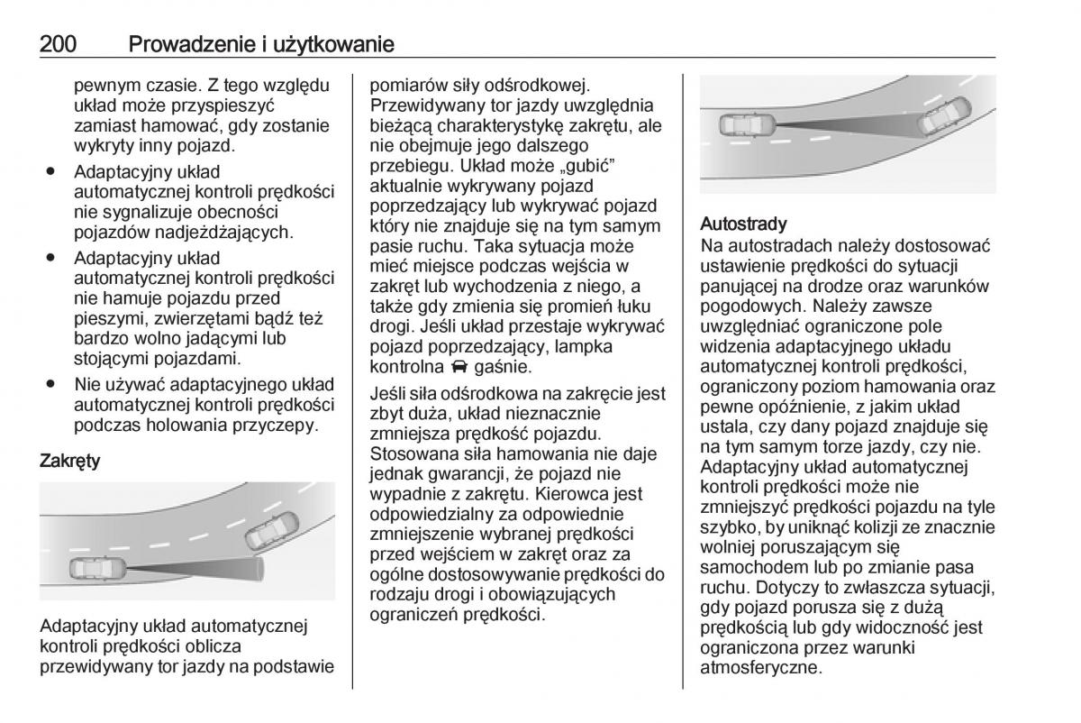 manual  Opel Zafira C FL instrukcja / page 202