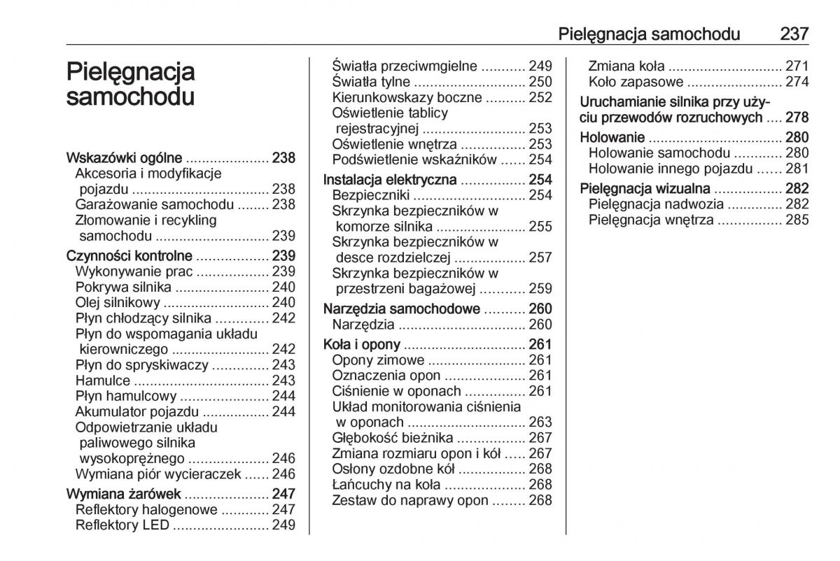 manual  Opel Zafira C FL instrukcja / page 239