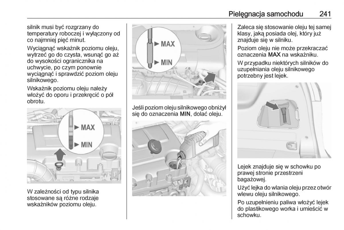 Opel Zafira C FL instrukcja obslugi / page 243