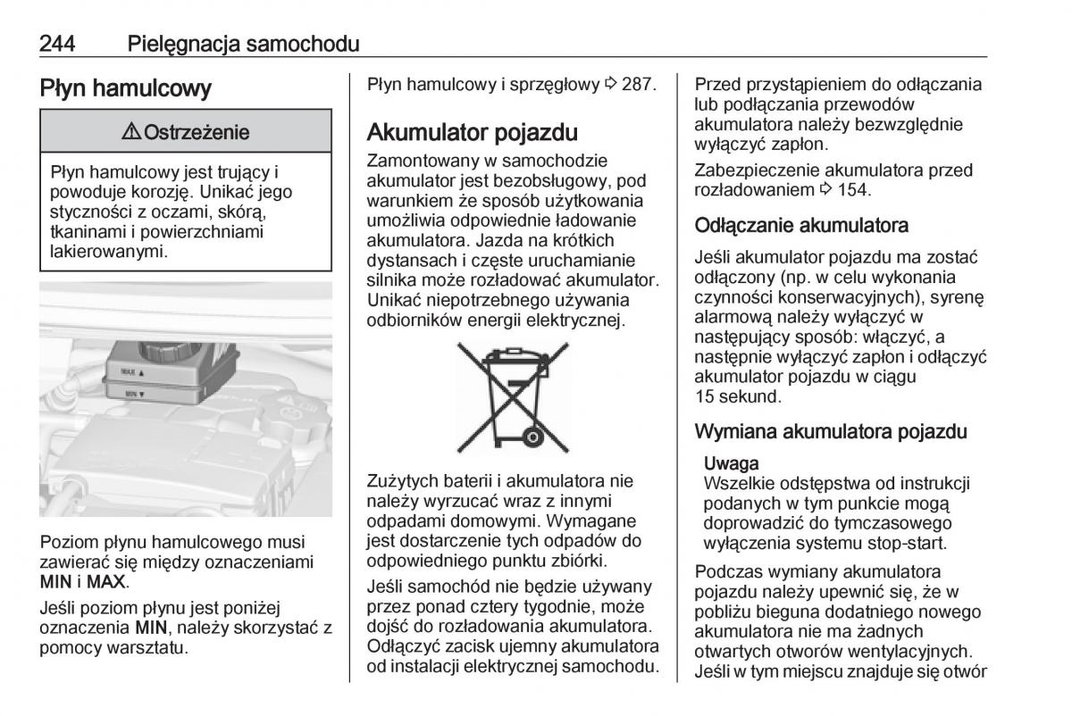 manual  Opel Zafira C FL instrukcja / page 246