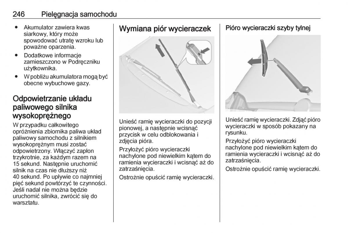 Opel Zafira C FL instrukcja obslugi / page 248