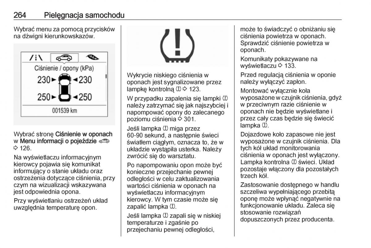 manual  Opel Zafira C FL instrukcja / page 266