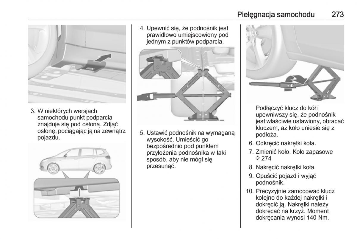 manual  Opel Zafira C FL instrukcja / page 275
