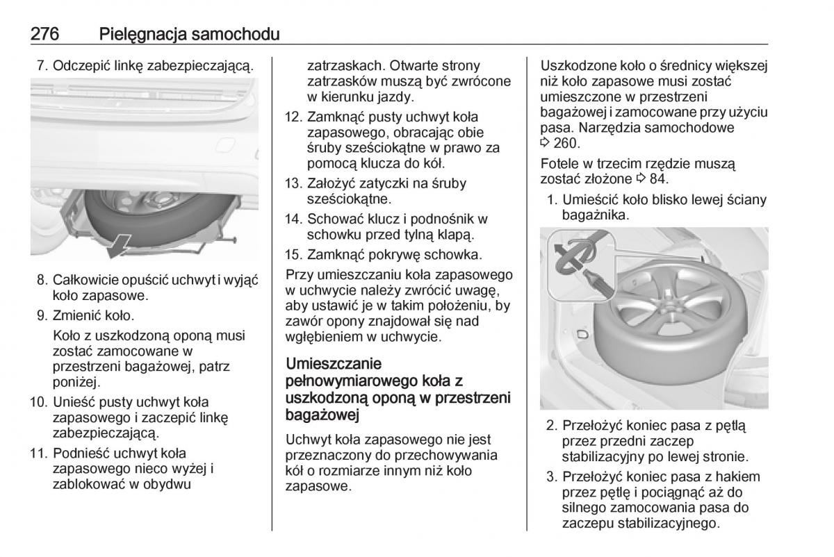 manual  Opel Zafira C FL instrukcja / page 278