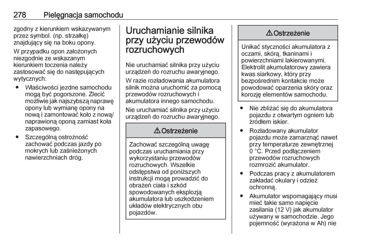 manual  Opel Zafira C FL instrukcja / page 280