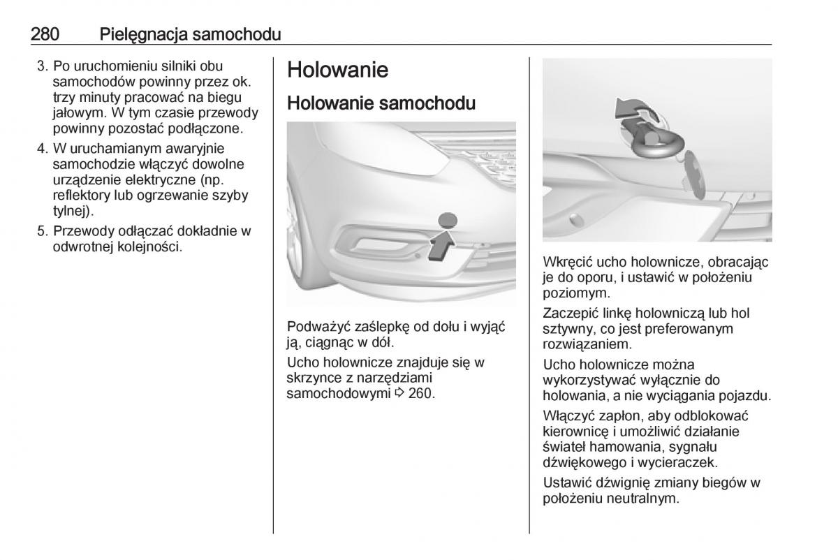 manual  Opel Zafira C FL instrukcja / page 282