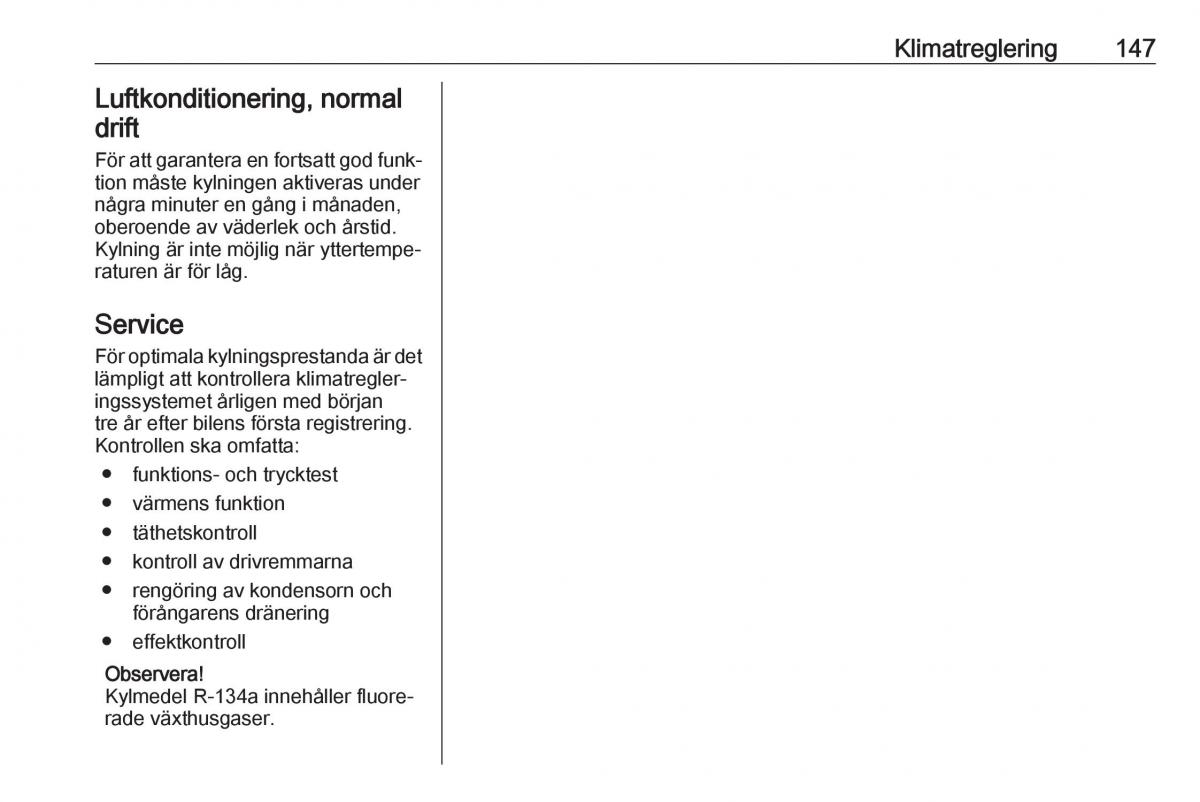 Opel Zafira C FL instruktionsbok / page 149