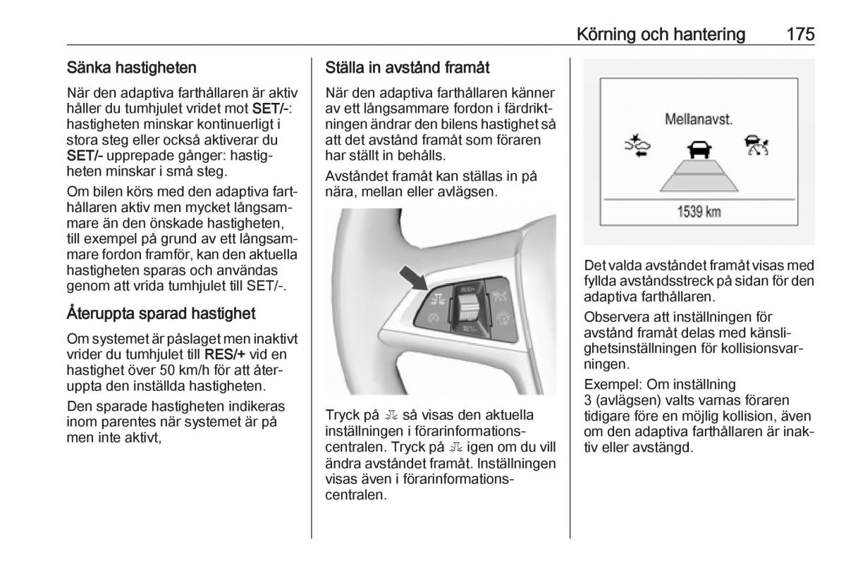 manual  Opel Zafira C FL instruktionsbok / page 177