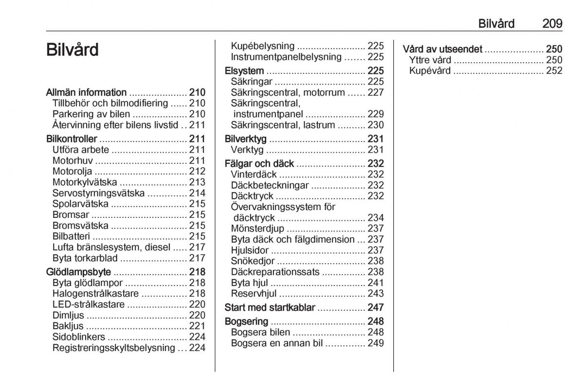 manual  Opel Zafira C FL instruktionsbok / page 211