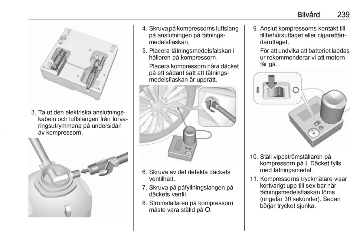 manual  Opel Zafira C FL instruktionsbok / page 241