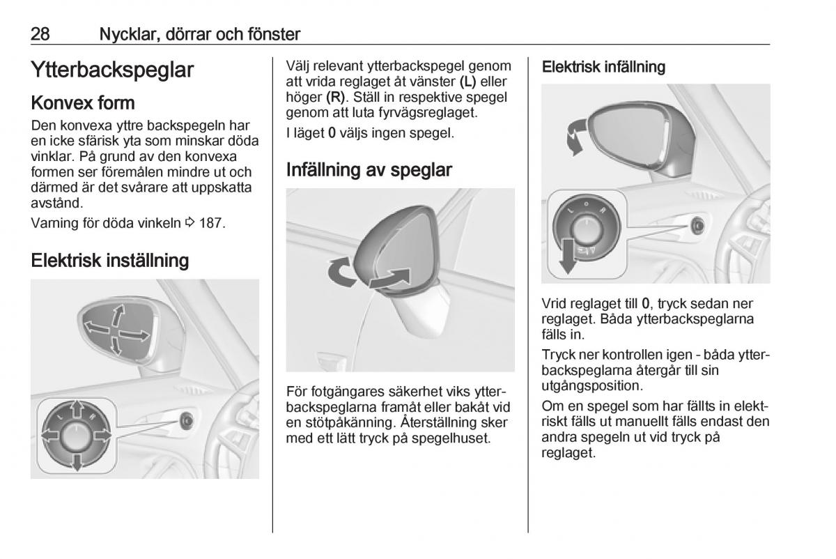 manual  Opel Zafira C FL instruktionsbok / page 30