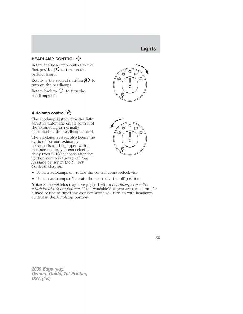 Forde Edge I owners manual / page 55