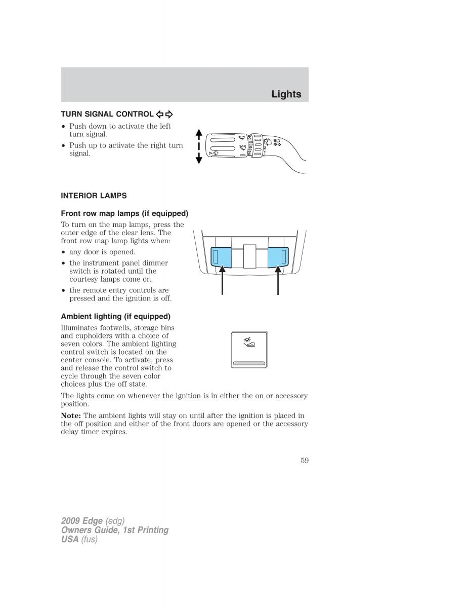 Forde Edge I owners manual / page 59