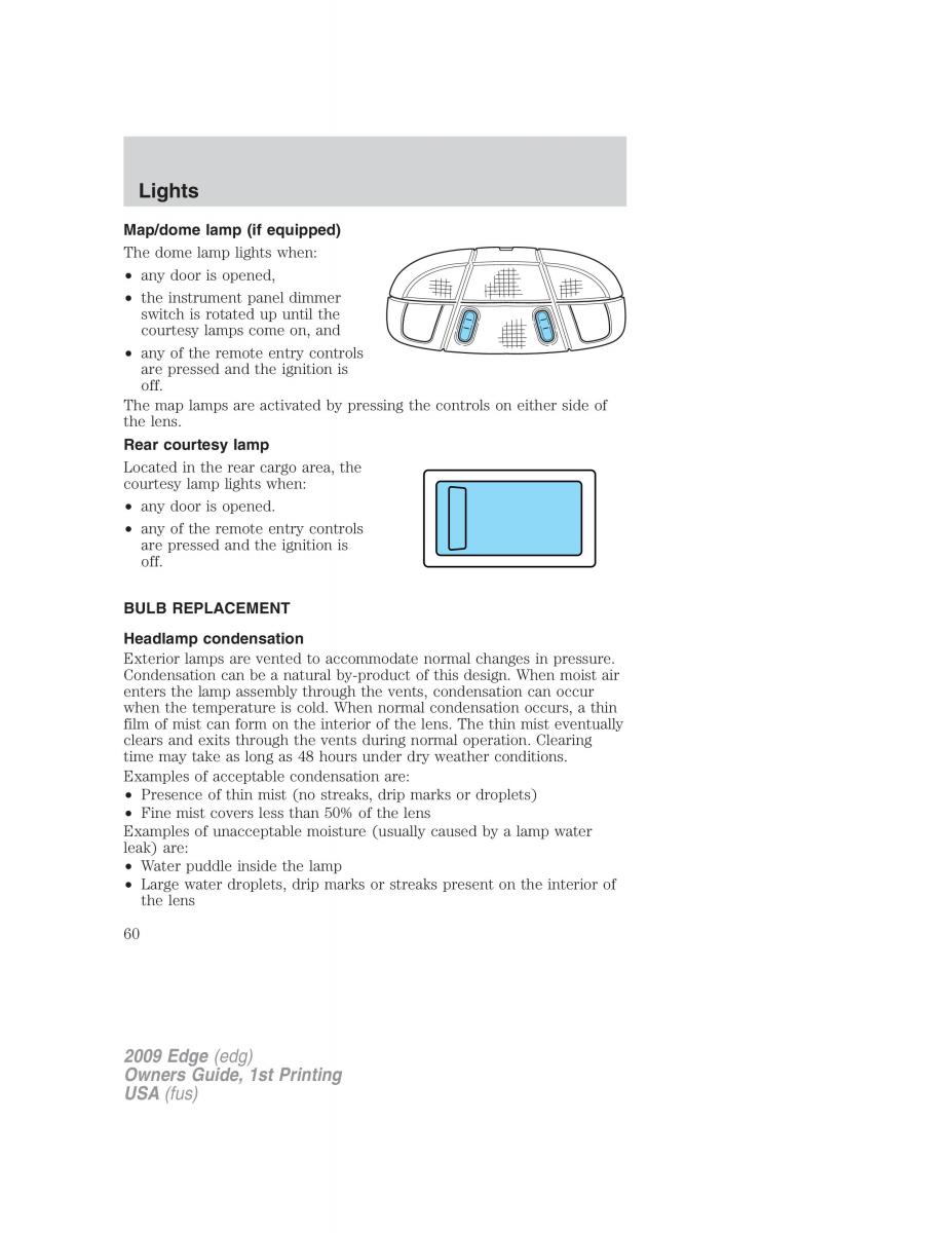 Forde Edge I owners manual / page 60