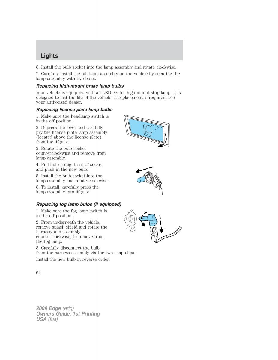 Forde Edge I owners manual / page 64