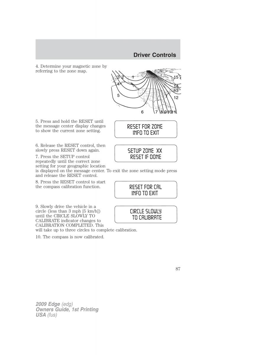 Forde Edge I owners manual / page 87