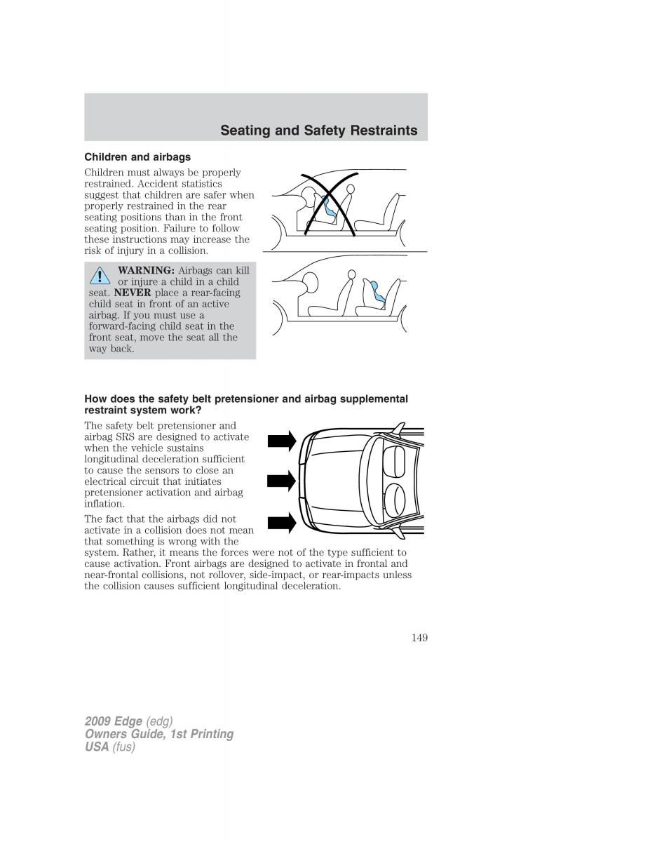 Forde Edge I owners manual / page 149