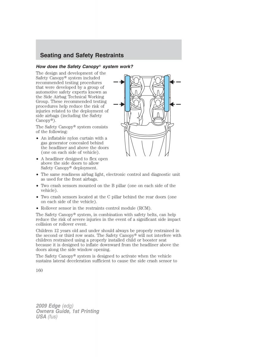 Forde Edge I owners manual / page 160