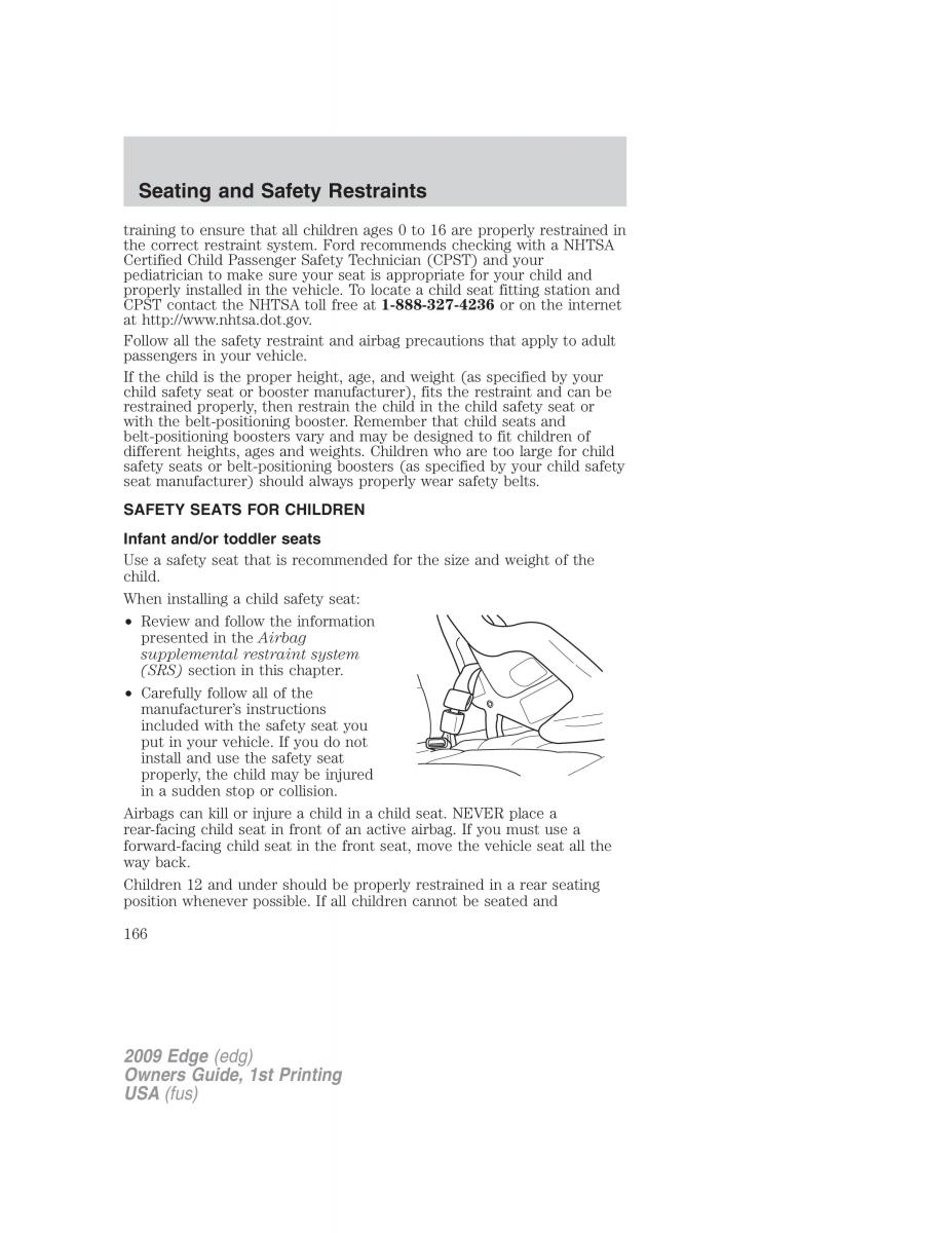 Forde Edge I owners manual / page 166