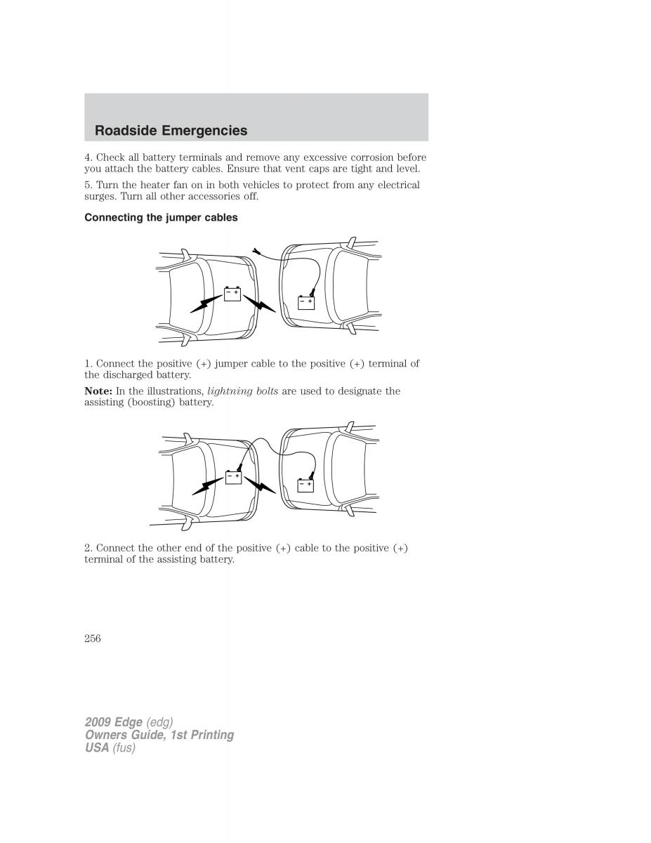 Forde Edge I owners manual / page 256