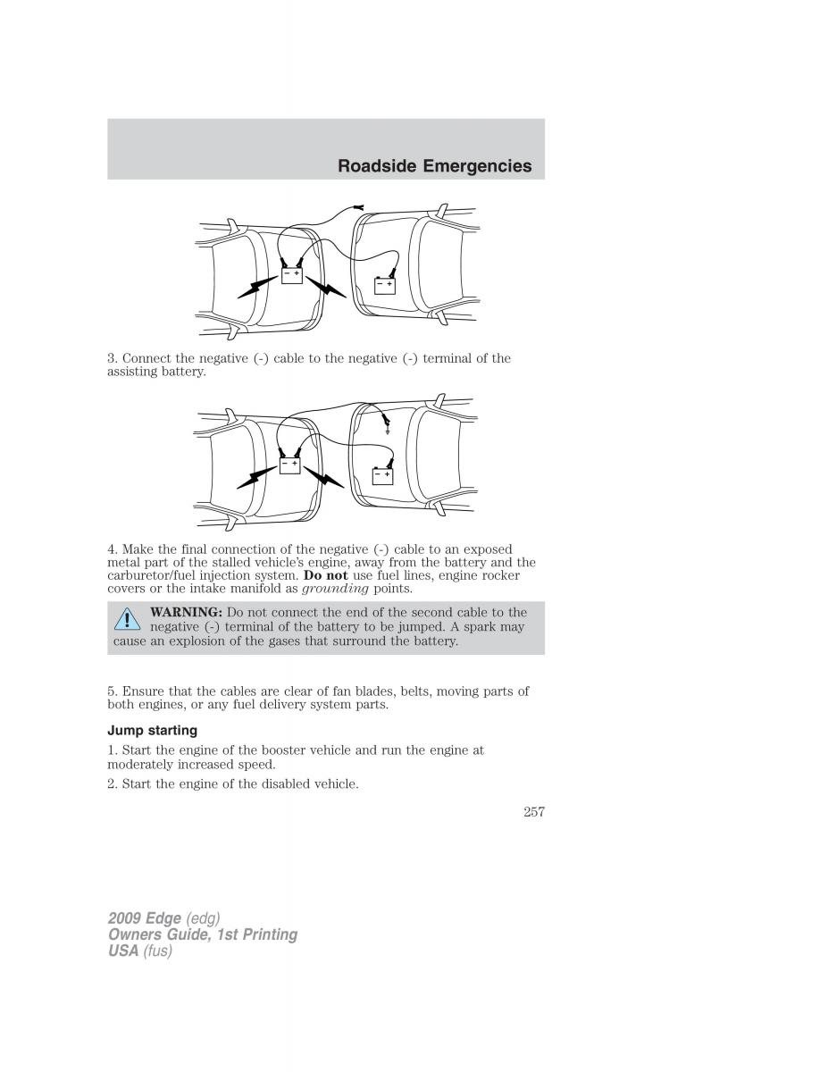 Forde Edge I owners manual / page 257