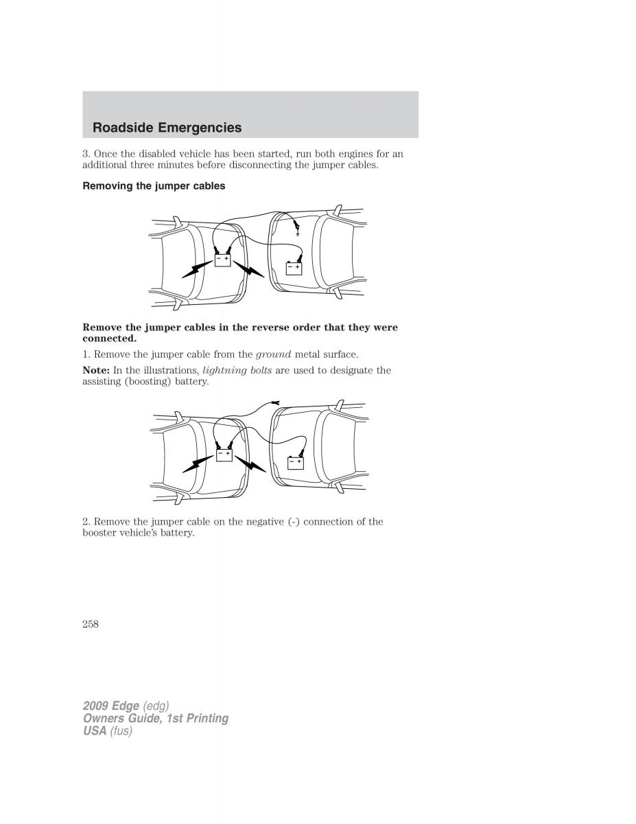 Forde Edge I owners manual / page 258