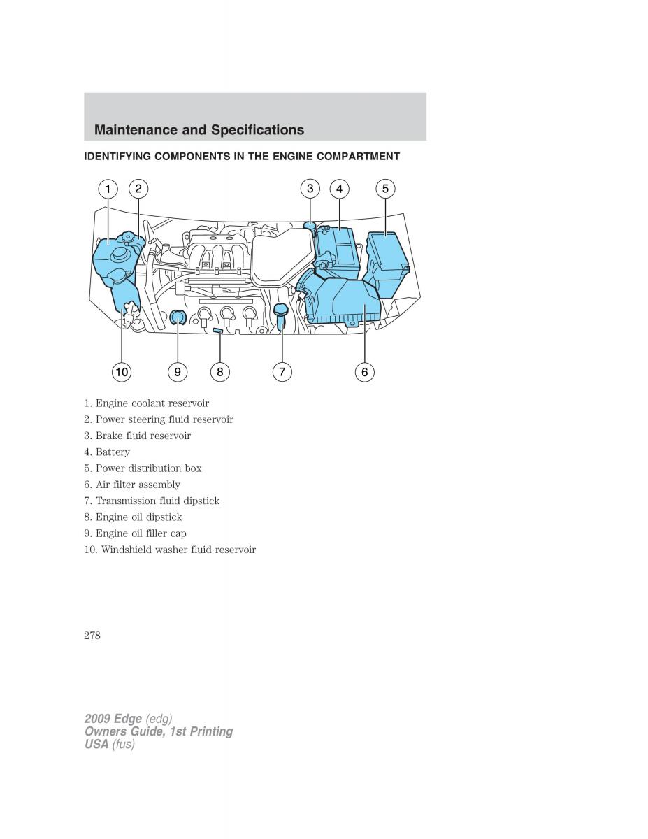 Forde Edge I owners manual / page 278