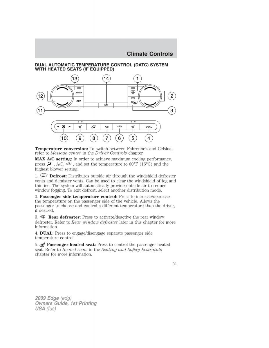 Forde Edge I owners manual / page 51