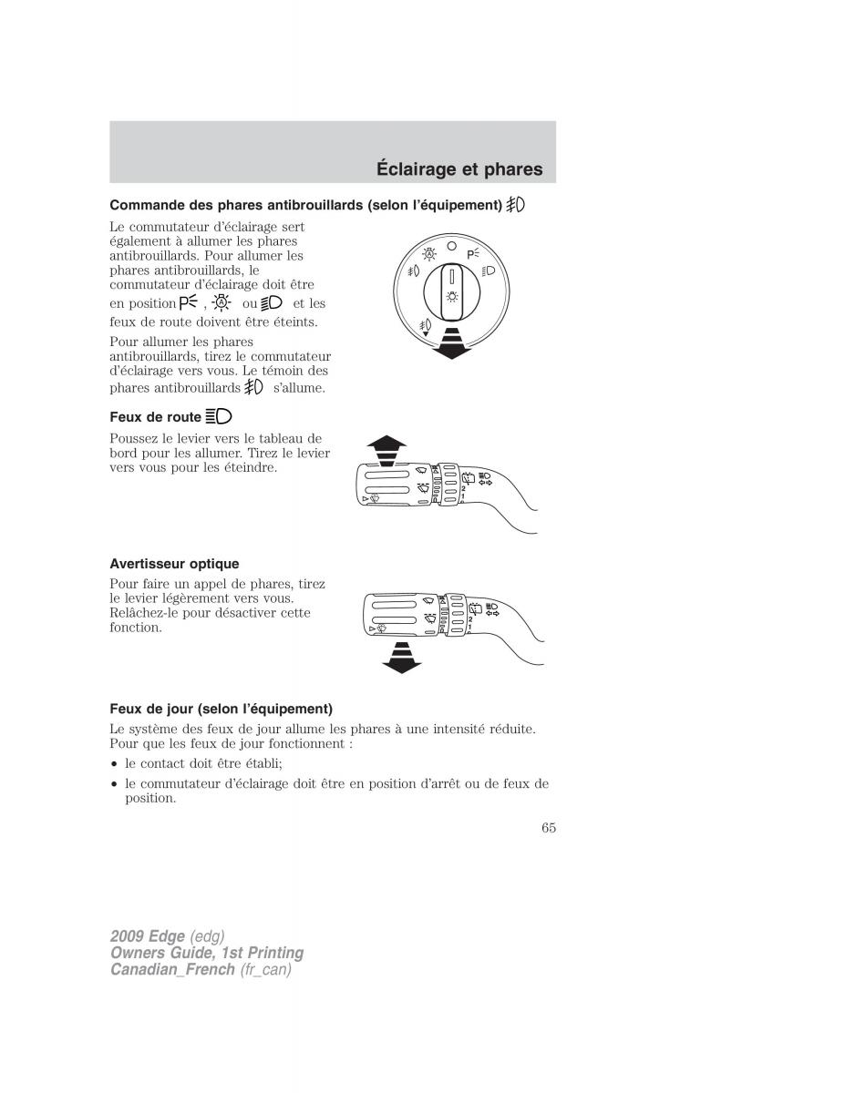 Forde Edge I manuel du proprietaire / page 65