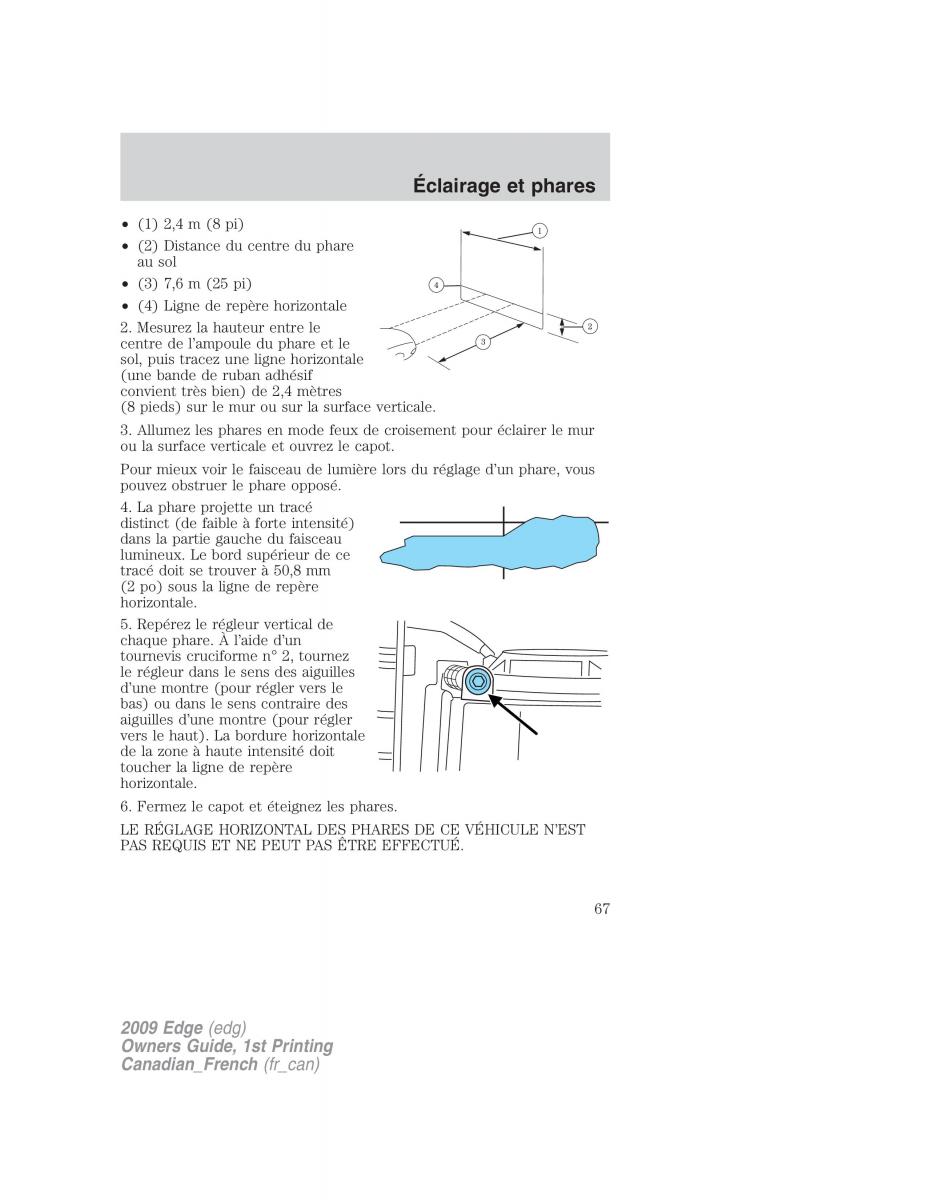 Forde Edge I manuel du proprietaire / page 67