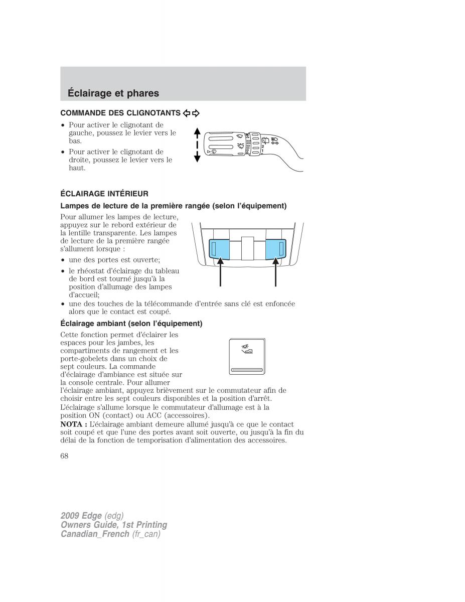 Forde Edge I manuel du proprietaire / page 68