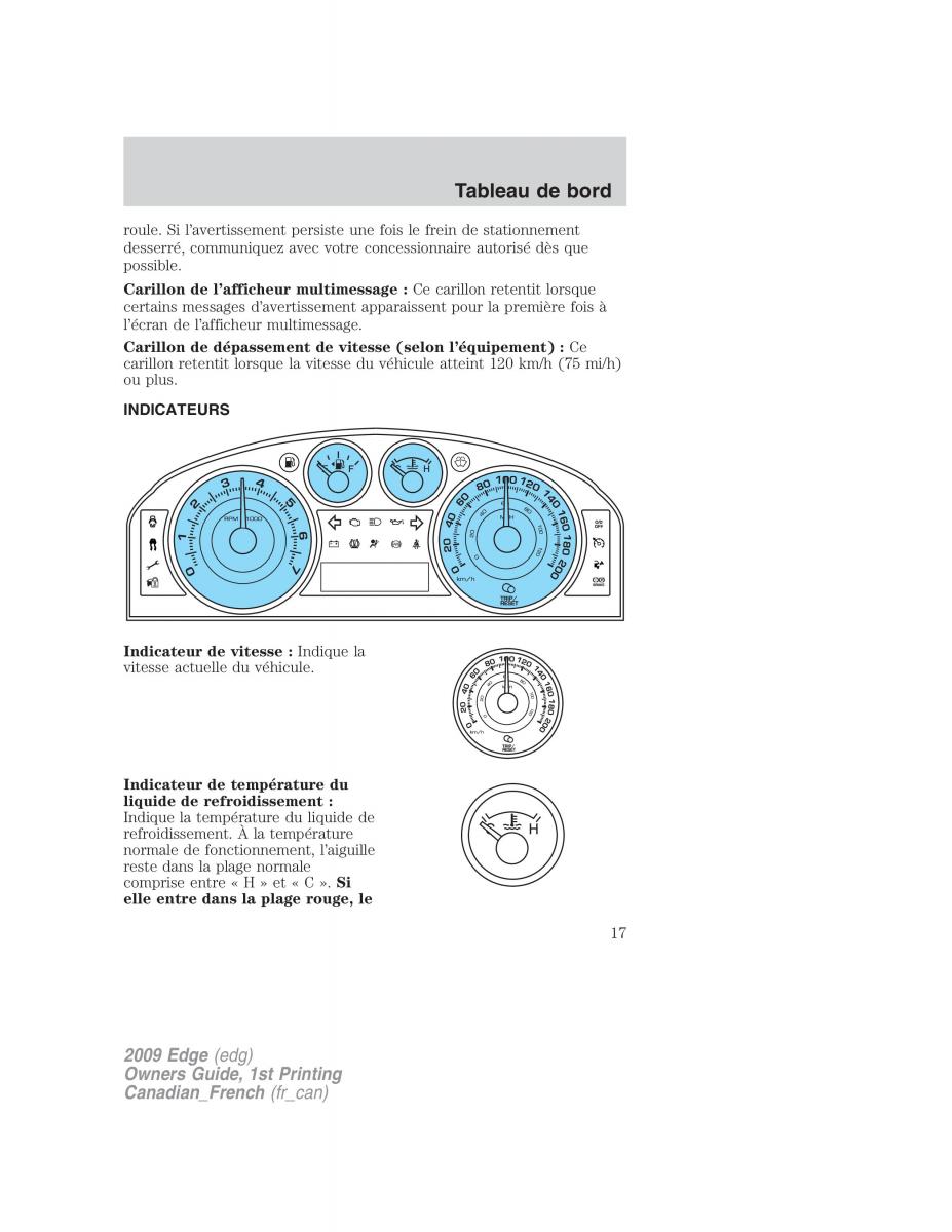 Forde Edge I manuel du proprietaire / page 17