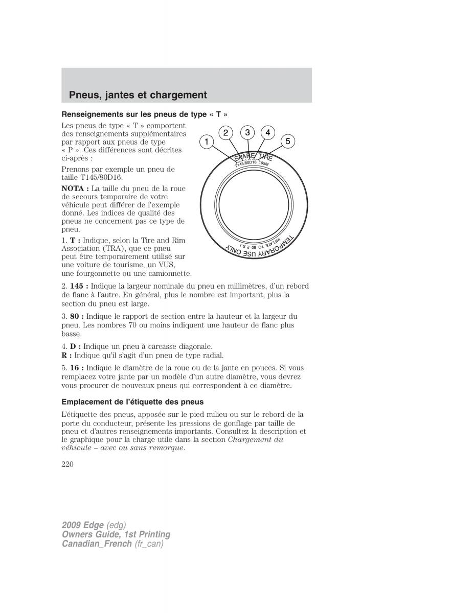 Forde Edge I manuel du proprietaire / page 220